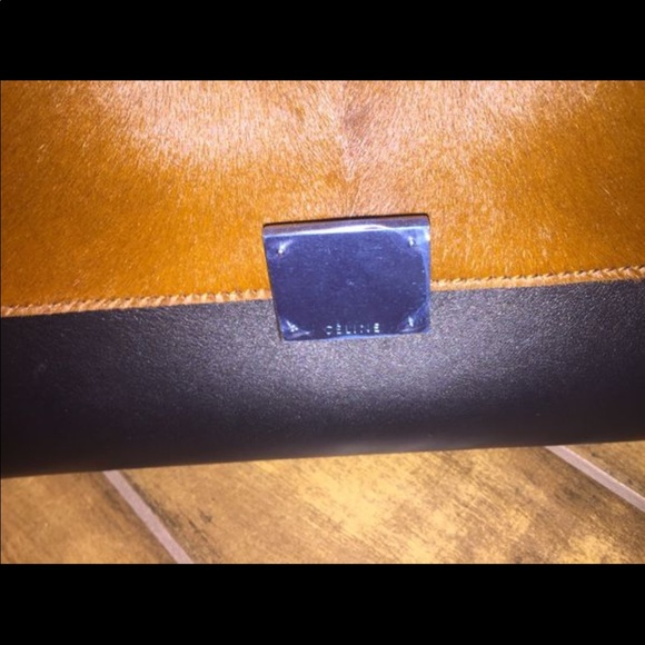 Celine Large Trapeze Cowhide Brown - Picture 3 of 5